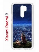 Чехол-накладка Xiaomi Redmi 9 (588934) Kruche PRINT Ночные Огни