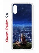 Чехол-накладка Xiaomi Redmi 9A Kruche Print Ночные Огни