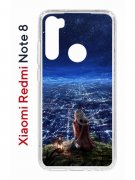 Чехол-накладка Xiaomi Redmi Note 8  (580659) Kruche PRINT Ночные Огни