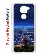 Чехол-накладка Xiaomi Redmi Note 9 Kruche Print Ночные Огни