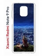 Чехол-накладка Xiaomi Redmi Note 9 Pro/Redmi Note 9S/Redmi Note 9 Pro Max Kruche Print Ночные Огни