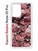 Чехол-накладка Xiaomi Redmi Note 10 Pro Kruche Print цветы