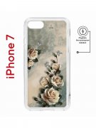 Чехол-накладка Apple iPhone 7 (598896) Kruche PRINT Белая роза