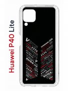 Чехол-накладка Huawei P40 Lite Kruche Print BTS