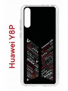 Чехол-накладка Huawei Y8p/Honor 30i/Huawei P Smart S 2020 Kruche Print BTS