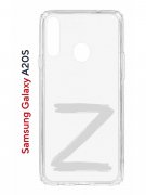 Чехол-накладка Samsung Galaxy A20S (588937) Kruche PRINT Zet