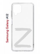 Чехол-накладка Samsung Galaxy A12/M12 Kruche Print Zet
