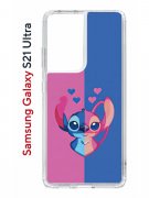 Чехол-накладка Samsung Galaxy S21 Ultra (594675) Kruche PRINT СТИЧ