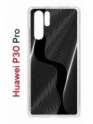 Чехол-накладка Huawei P30 Pro Kruche Print Line black