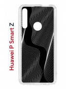 Чехол-накладка Huawei P Smart Z/Y9 Prime 2019/Honor 9X Kruche Print Line black