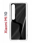 Чехол-накладка Xiaomi Mi 10 (593959) Kruche PRINT Line black