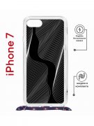 Чехол-накладка Apple iPhone 7 (598922) Kruche PRINT Line black
