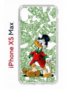 Чехол-накладка Apple iPhone XS Max (580655) Kruche PRINT MacMoney