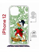 Чехол-накладка iPhone 12/12 Pro Kruche Magrope Print MacMoney