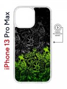Чехол-накладка iPhone 13 Pro Max Kruche Magnet Print Garage