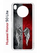 Чехол-накладка Huawei Nova 8i (610636) Kruche PRINT Крылья