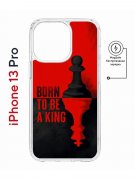 Чехол-накладка Apple iPhone 13 Pro (610631) Kruche PRINT Born to be a King