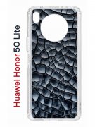 Чехол-накладка Huawei Nova 8i (610636) Kruche PRINT Cracks