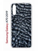 Чехол-накладка Samsung Galaxy A70 2019 (576908) Kruche PRINT Cracks