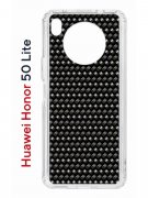 Чехол-накладка Huawei Nova 8i (610636) Kruche PRINT Карбон