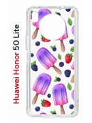 Чехол-накладка Huawei Nova 8i (610636) Kruche PRINT Ice Cream