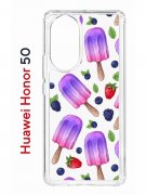 Чехол-накладка Huawei Nova 9 (610635) Kruche PRINT Ice Cream