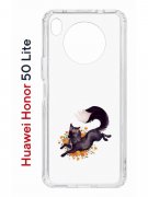 Чехол-накладка Huawei Nova 8i (610636) Kruche PRINT Fox