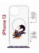 Чехол-накладка Apple iPhone 13 (610629) Kruche PRINT Fox