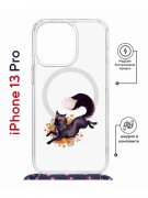 Чехол-накладка iPhone 13 Pro Kruche Magrope Print Fox