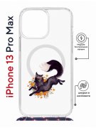 Чехол-накладка iPhone 13 Pro Max Kruche Magrope Print Fox