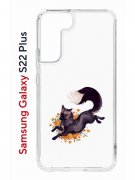 Чехол-накладка Samsung Galaxy S22 Plus Kruche Print Fox