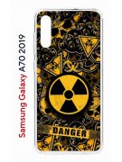 Чехол-накладка Samsung Galaxy A70 2019 (576908) Kruche Print Danger