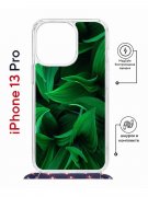 Чехол-накладка Apple iPhone 13 Pro (610630) Kruche PRINT Grass