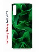 Чехол-накладка Samsung Galaxy A70 2019 (576908) Kruche Print Grass