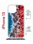 Чехол-накладка Apple iPhone 13 (610629) Kruche PRINT Морской берег