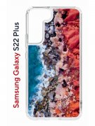 Чехол-накладка Samsung Galaxy S22 Plus Kruche Print Морской берег