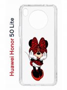 Чехол-накладка Huawei Honor 50 Lite/Nova 8i Kruche Print Минни