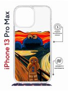 Чехол-накладка iPhone 13 Pro Max Kruche Magrope Print Cookie Scream