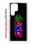 Чехол-накладка Samsung Galaxy S22 Ultra Kruche Print Гейминг