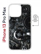 Чехол-накладка iPhone 13 Pro Max Kruche Magnet Print Двигатель