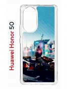Чехол-накладка Huawei Nova 9 (610635) Kruche PRINT Киберпанк