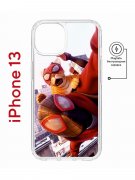 Чехол-накладка Apple iPhone 13 (610627) Kruche PRINT Человек паук