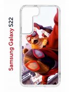 Чехол-накладка Samsung Galaxy S22 (610633) Kruche PRINT Человек паук