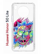 Чехол-накладка Huawei Honor 50 Lite/Nova 8i Kruche Print Многоликий Рик