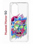 Чехол-накладка Huawei Honor 50/Nova 9 Kruche Print Многоликий Рик