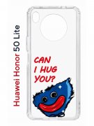 Чехол-накладка Huawei Nova 8i (610636) Kruche PRINT CAN I HUG YOU
