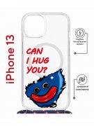 Чехол-накладка Apple iPhone 13 (610629) Kruche PRINT CAN I HUG YOU