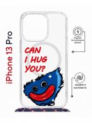 Чехол-накладка Apple iPhone 13 Pro (610630) Kruche PRINT CAN I HUG YOU