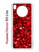 Чехол-накладка Huawei Honor 50 Lite/Nova 8ii Kruche Print Гранат