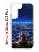 Чехол-накладка Samsung Galaxy S22 Plus Kruche Print Ночные Огни